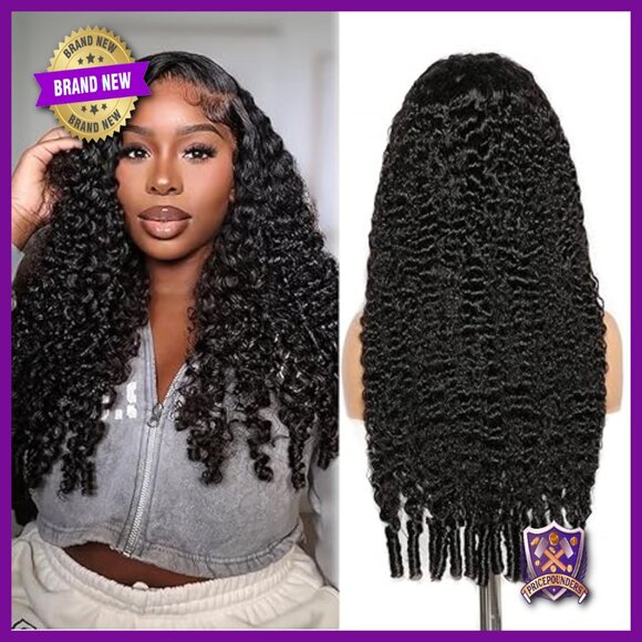30 Inch Human Hair Full Lace Frontal Wig Spiral Curls Pre Plucked main image 4